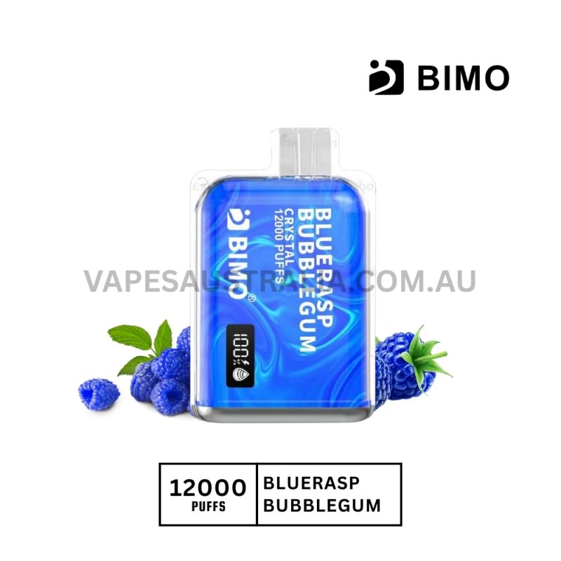 BIMO Crystal 12000 Puffs Bluerasp Bubblegum