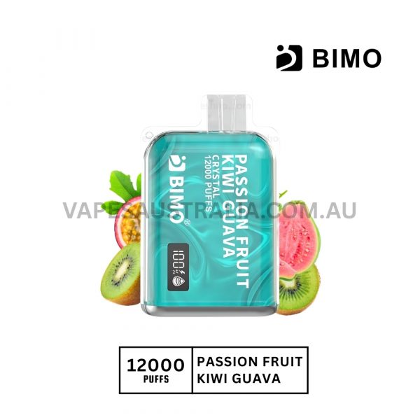 BIMO Crystal 12000 Puffs Passion Fruit Kiwi Guava