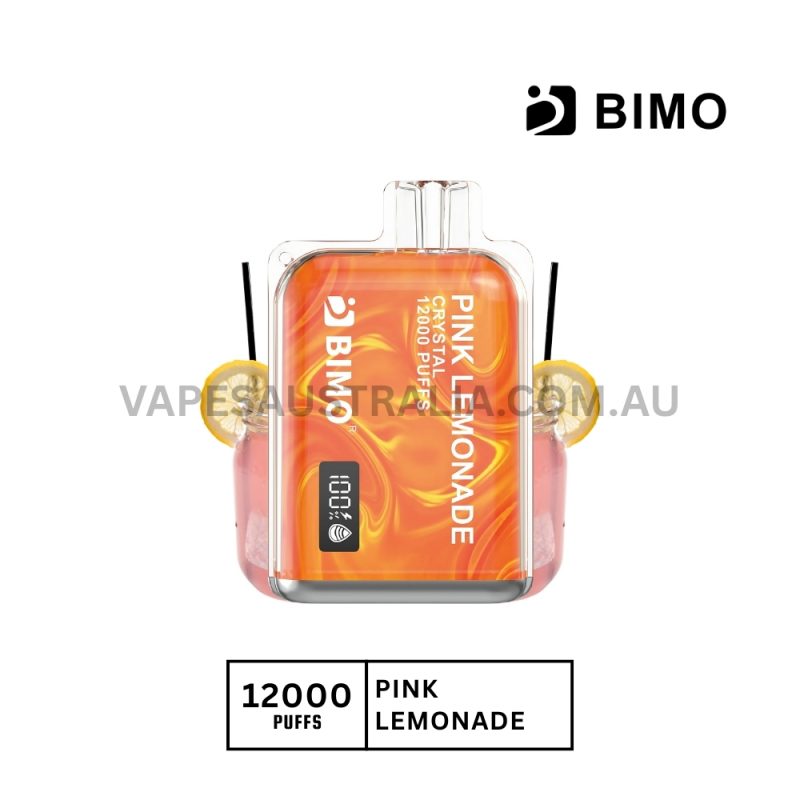 BIMO Crystal 12000 Puffs Pink Lemonade