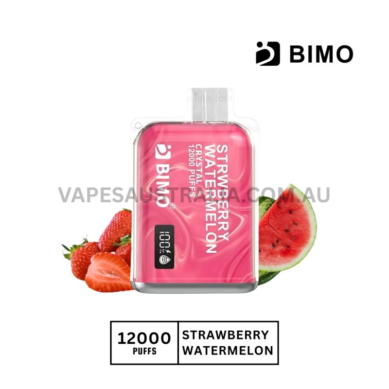 BIMO Crystal 12000 Puffs Strawberry Watermelon