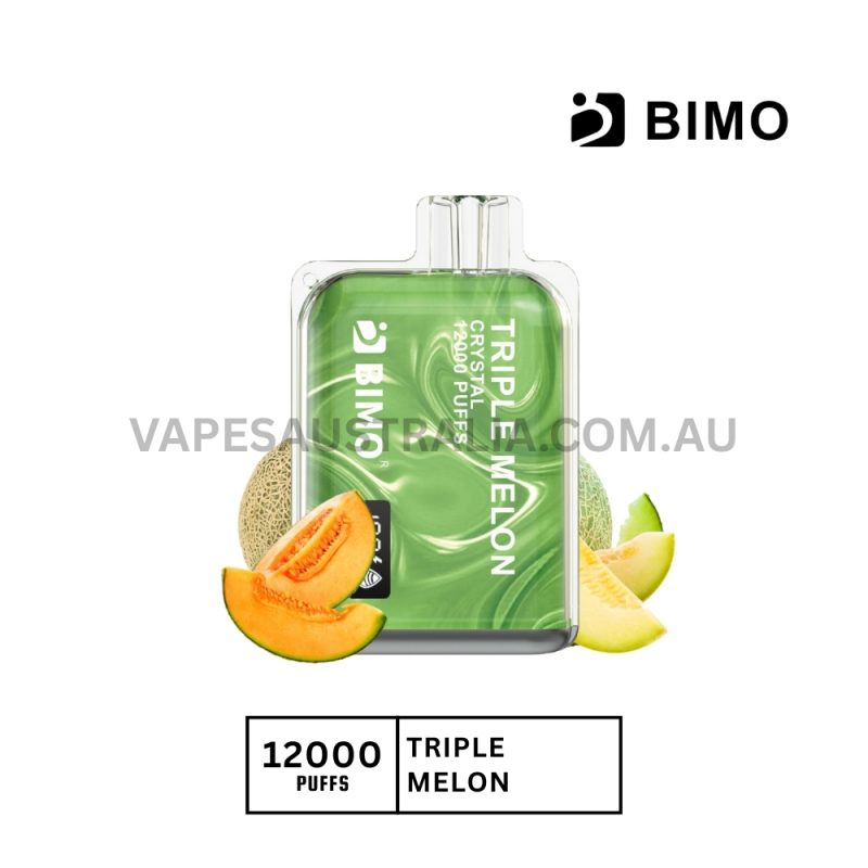 BIMO Crystal 12000 Puffs Triple Melon