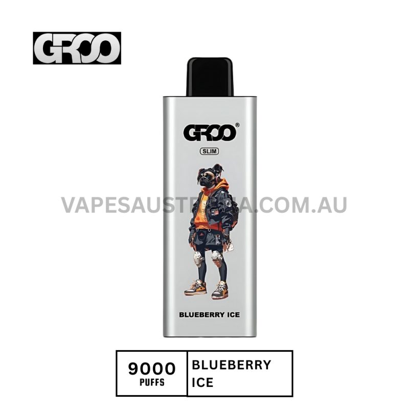 GROO Slim 9000 Puffs Blueberry Ice