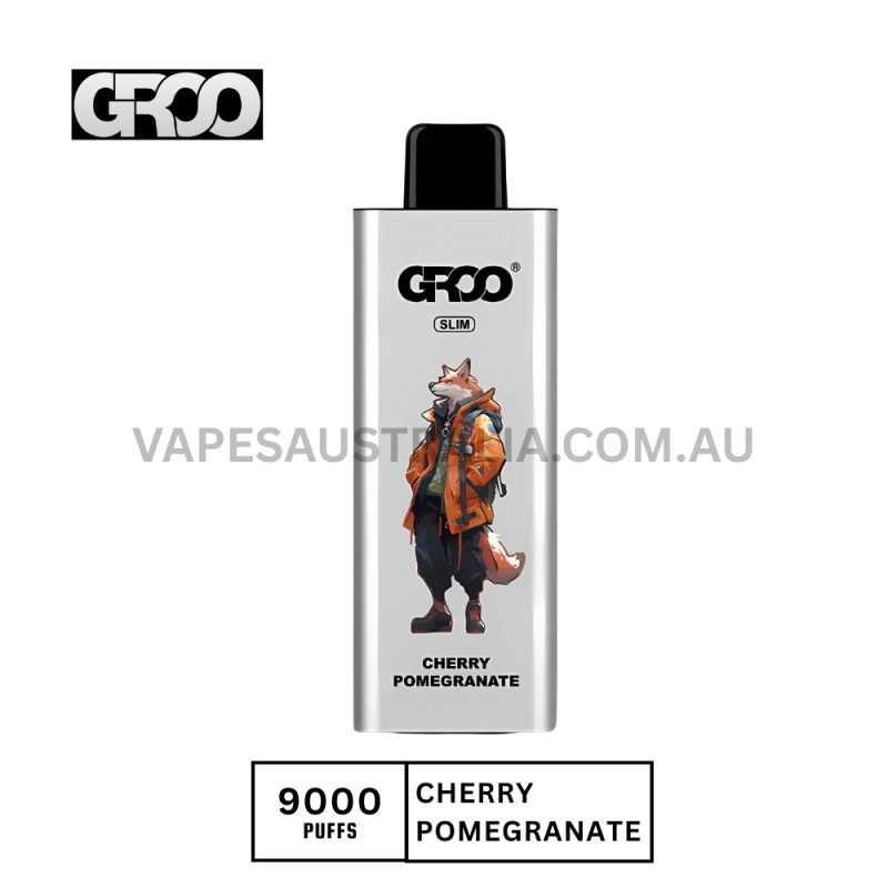 GROO Slim 9000 Puffs Cherry Pomegranate