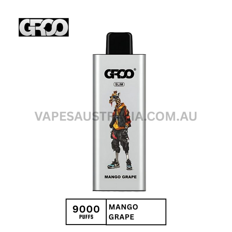 GROO Slim 9000 Puffs Mango Grape