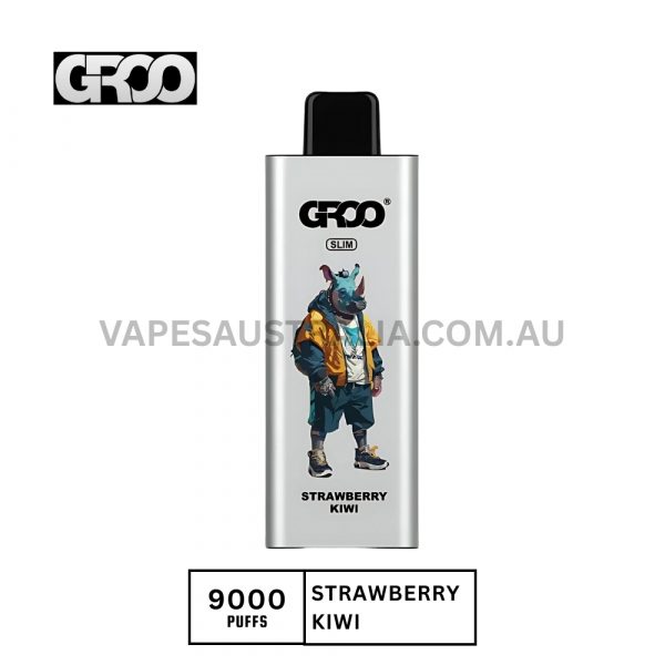 GROO Slim 9000 Puffs Strawberry Kiwi