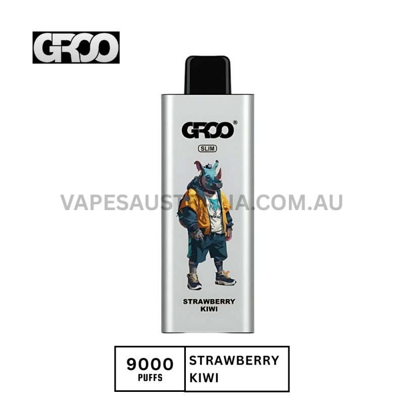 GROO Slim 9000 Puffs Strawberry Kiwi