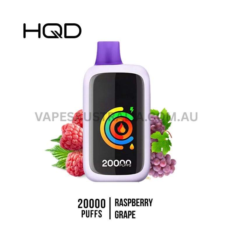 HQD Cuvie Slick 20000 Puffs Blueberry Raspberry Grape