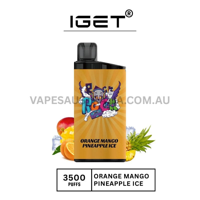 IGET Bar 3500 Puffs Orange Mango Pineapple Ice