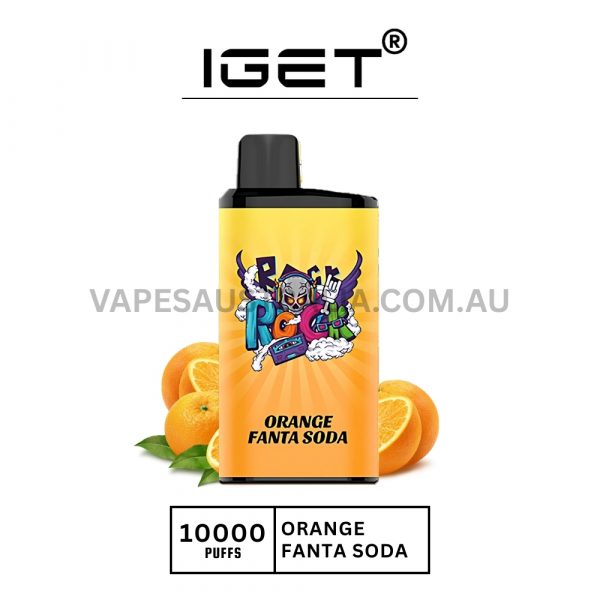 IGET Bar Pro 10000 Puffs Orange Fanta Soda