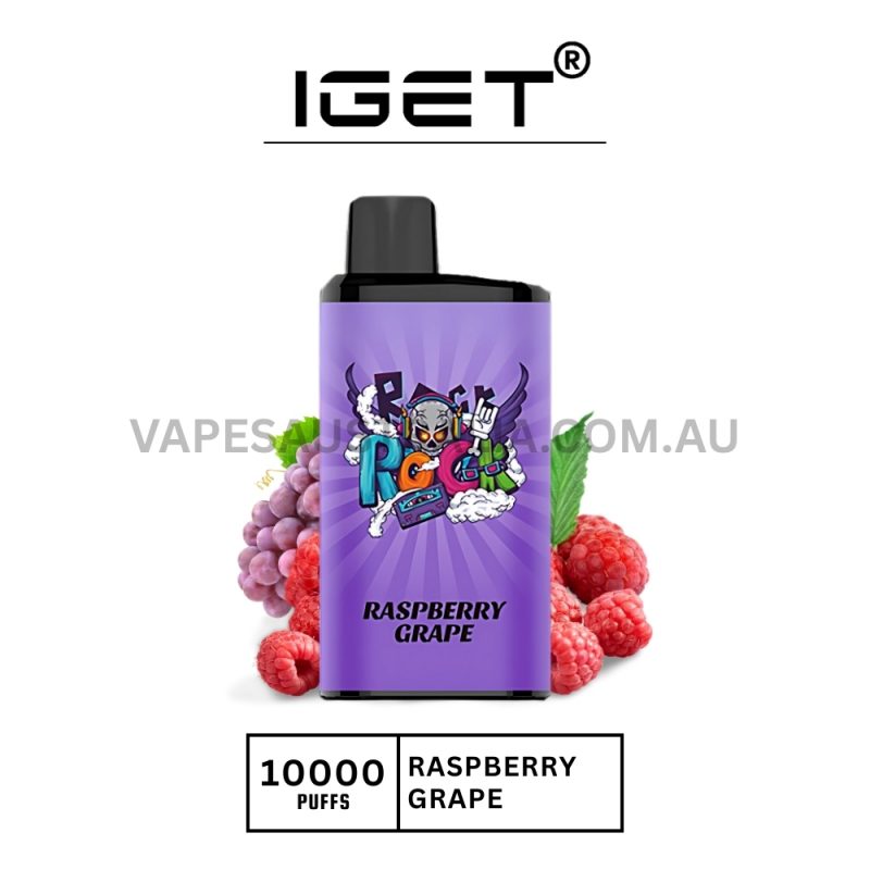 IGET Bar Pro 10000 Puffs Raspberry Grape