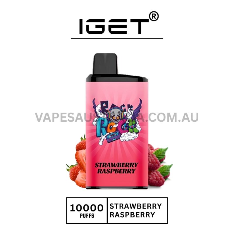 IGET Bar Pro 10000 Puffs Strawberry Raspberry