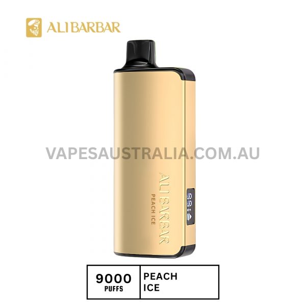 ALIBARBAR INGOT 9000 Puffs Peach Ice