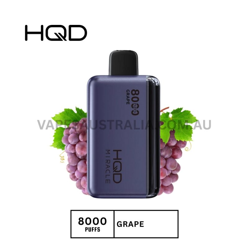 HQD Miracle 8000 Puffs Grape