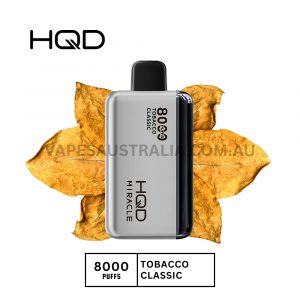 HQD Miracle 8000 Puffs Tobacco Classic