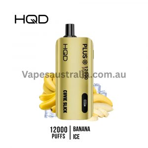 HQD Cuvie Slick Plus 12000 Puffs Banana Ice