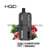 HQD Cuvie Slick Plus 12000 Puffs Blackberry Cherry Pomegranate