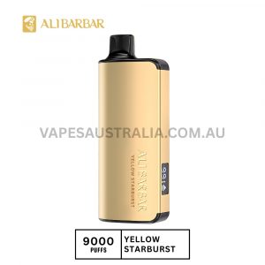 ALIBARBAR INGOT 9000 Puffs Yellow Starburst