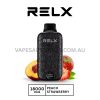 RELX Sparta 18000 Puffs Peach Strawberry
