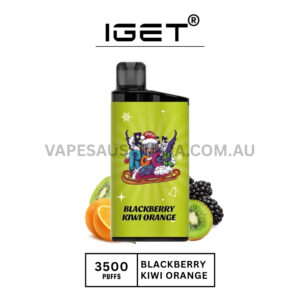 IGET Bar 3500 Puffs Blackberry Kiwi Orange