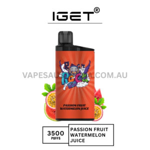 IGET Bar 3500 Puffs Passion Fruit Watermelon Juice