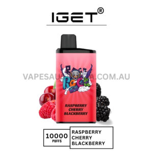 IGET Bar Pro 10000 Puffs Raspberry Cherry Blackberry