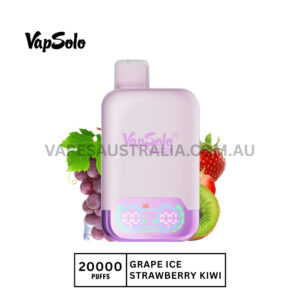 Vapsolo Twins 20000 Puffs Grape Ice Strawberry Kiwi