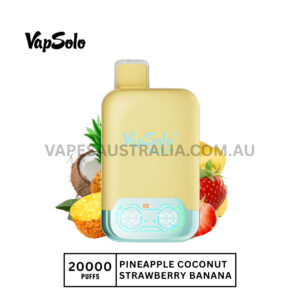 Vapsolo Twins 20000 Puffs Pineapple Coconut Strawberry Banana