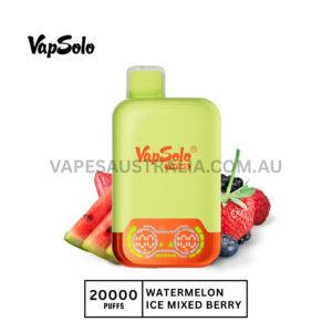 Vapsolo Twins 20000 Puffs Watermelon Ice Mixed Berry
