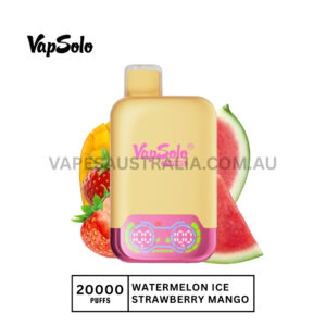 Vapsolo Twins 20000 Puffs Watermelon Ice Strawberry Mango